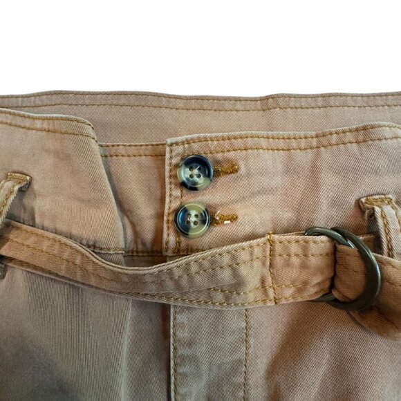 Cabi Paper Bag Cargo Pants - Camel Brown Style 6045 - Women's Size 6 - Picture 11 of 14